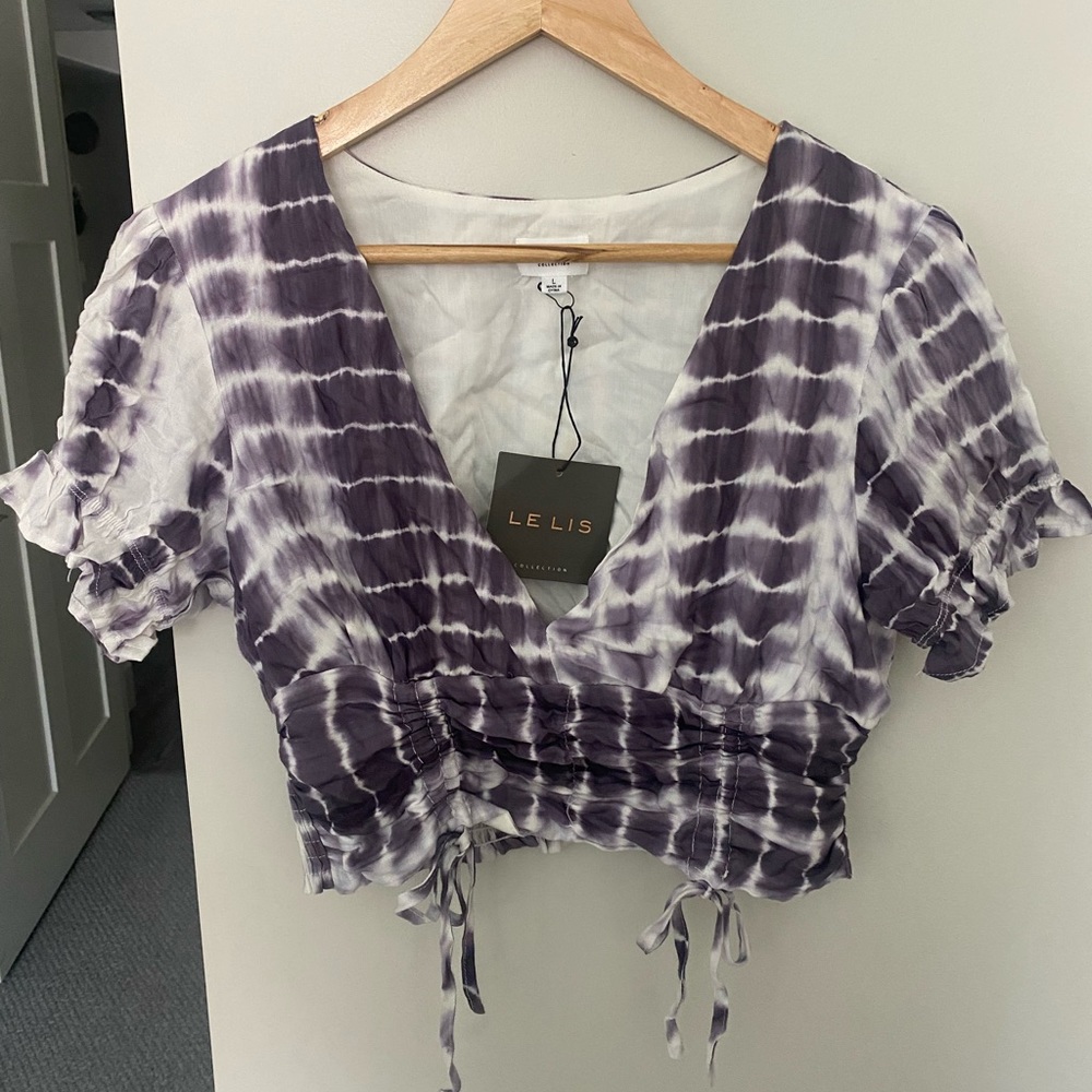 NWT tie dye crop top shirt